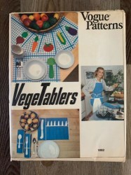 1892 VOGUE KITCHEN, PICNIC ACCESSORIES.,COVERS, APRON, LINENS, VEGETABLERS PATTERN